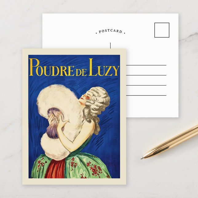 Poudre De Luzy | Leonetto Cappiello Vykort (Skapare uppladdad)