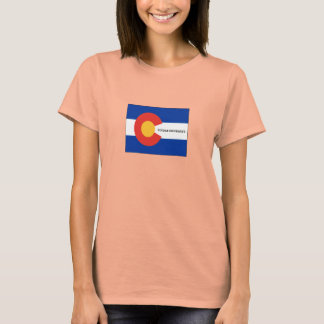 Poudre Universiteten Colorado Flagga Shirt T-shirt