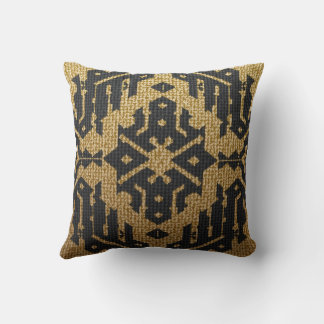 Pouf med en bild med antika färger kudde