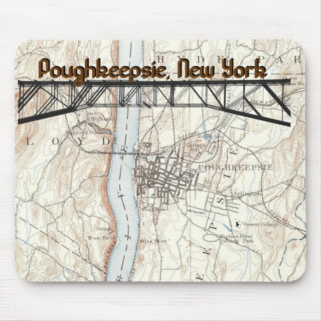 Poughkeepsie Mousepad Musmatta (Framsidan)