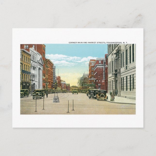 Poughkeepsie, NY Vykort (Framsida)