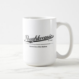 Poughkeepsie - Queen City of the Hudson - Black Kaffemugg