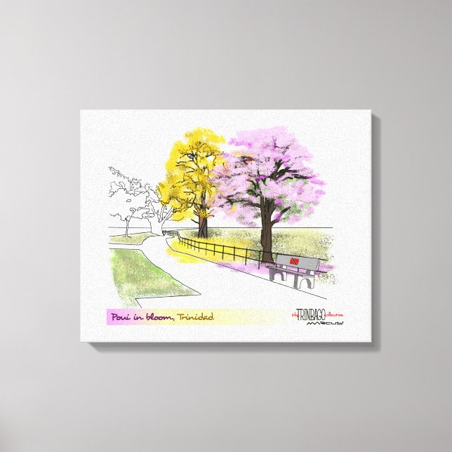 Poui i Bloom Canvastryck (Framsida)