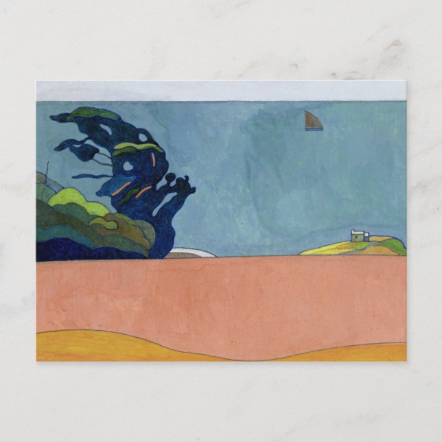 Pouldu Ligcape, 1892 Vykort (Framsida)