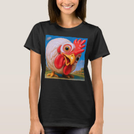Poule caricaturale t shirt