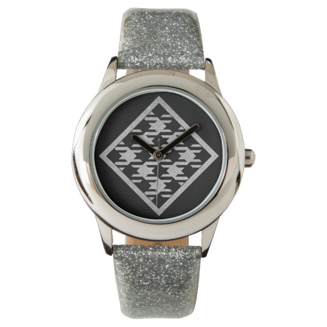 Poule-pied glitter-Stil Armbandsur (Framsida)