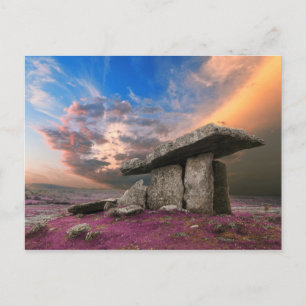Poulnabrone dolmen, County Clare, Irland Vykort