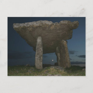 Poulnabrone Dolmen nattetid Vykort