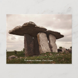 Poulnabrone Dolmen Portal Grav Ireland vykort
