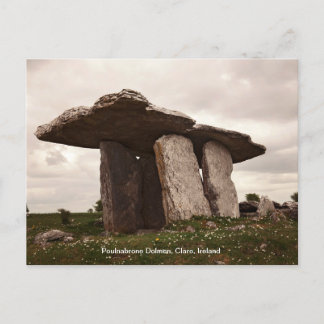 Poulnabrone Dolmen Portal Grav Ireland vykort