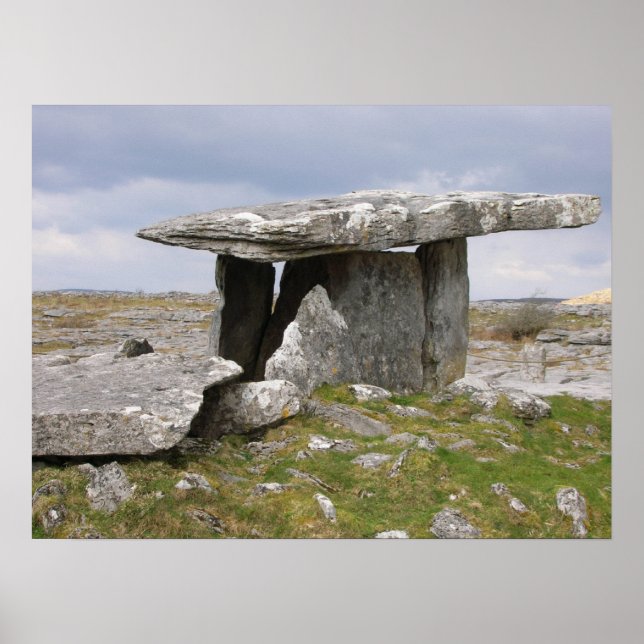 Poulnabrone dolmen poster (Framsidan)
