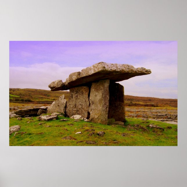 Poulnabrone Dolmen Poster (Framsidan)
