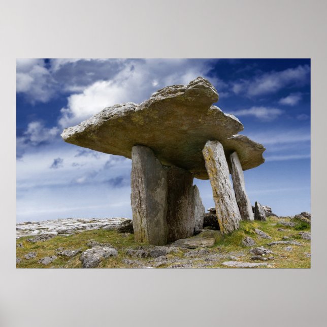 Poulnabrone-utskrift Poster (Framsidan)