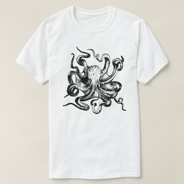 poulpe t shirt (Design framsida)