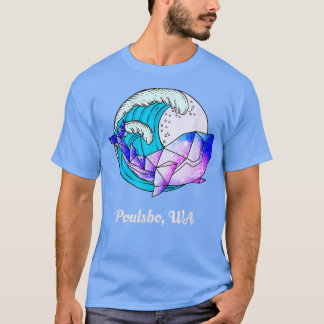Poulsbo Wa Japanese Paint Geometric Orca Killer Wh T Shirt