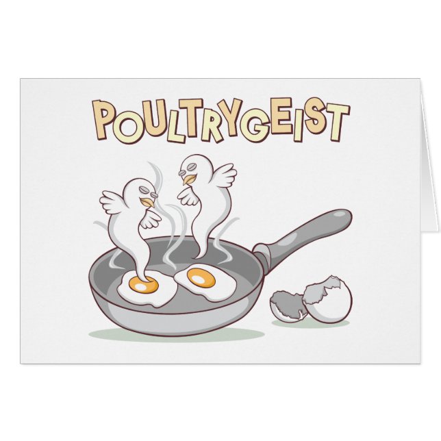 Poultrygeist Hälsningskort (Framsidan Horizontal)