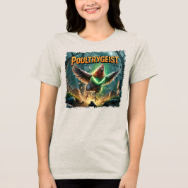 Poultrygeist Illustration Combo Creature Funny T Shirt