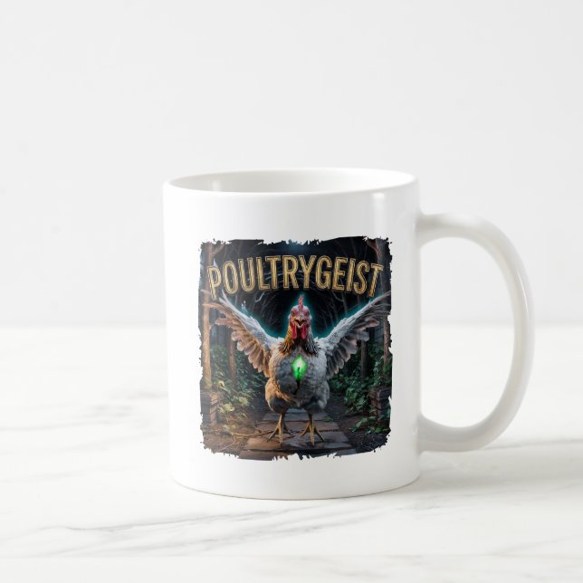 Poultrygeist Photographic Combo Creature Funny Kaffemugg (Höger)