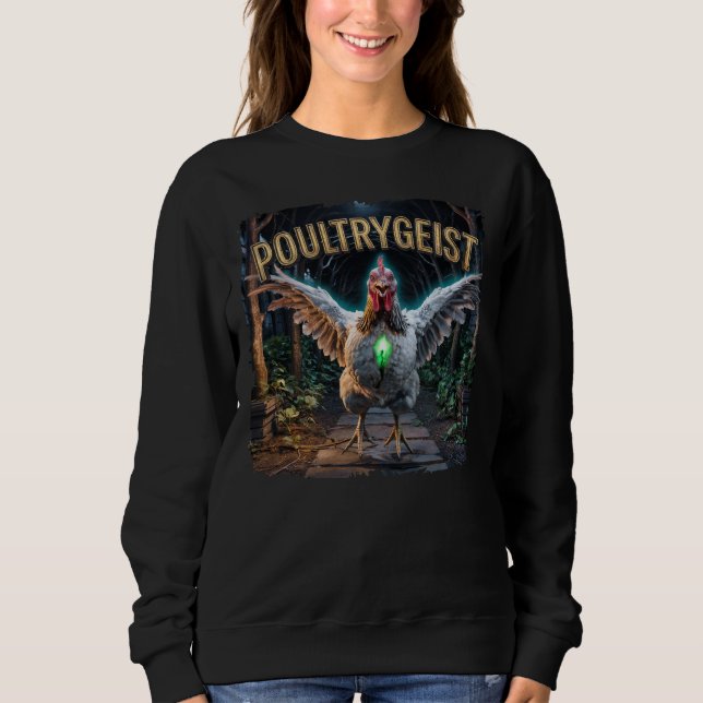 Poultrygeist Photographic Combo Creature Funny T Shirt (Framsida)