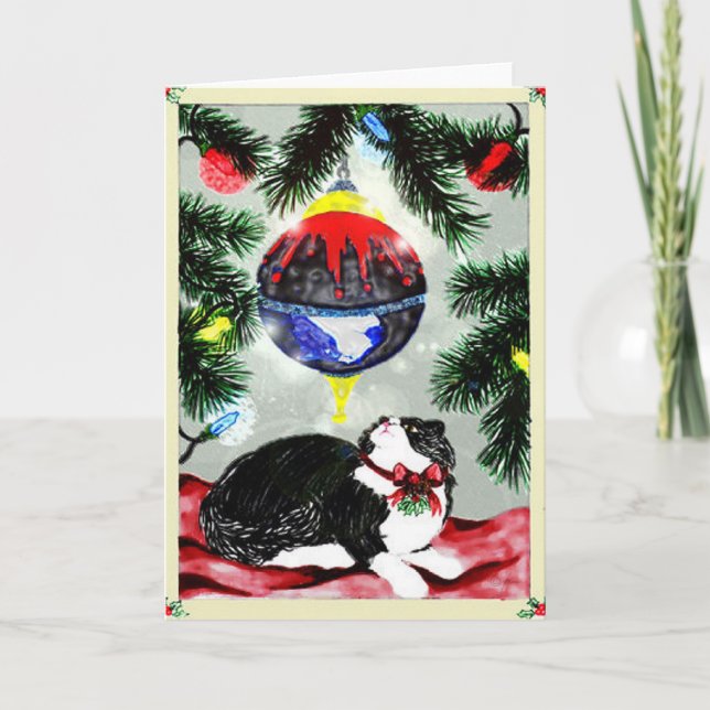 Pounces första julkort helgkort (Framsida)