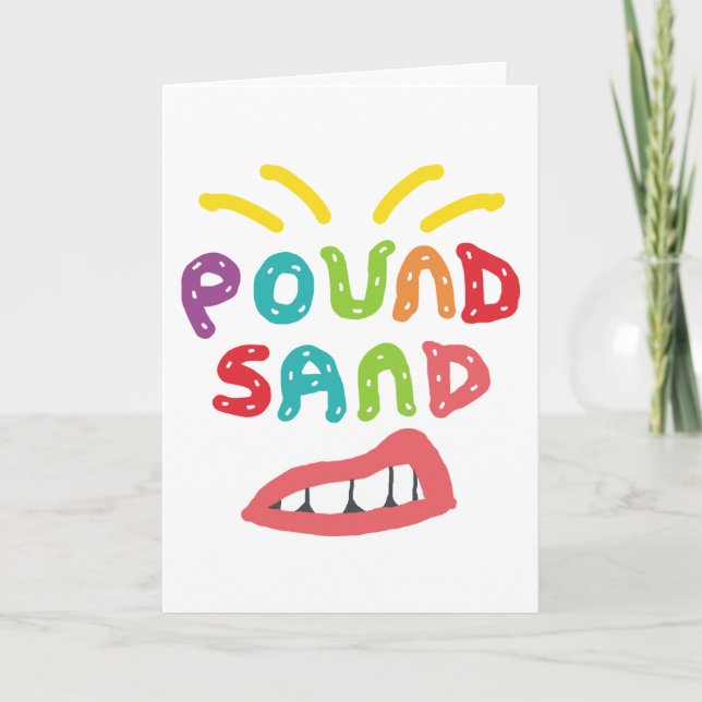 Pound Sand Kort (Framsida)