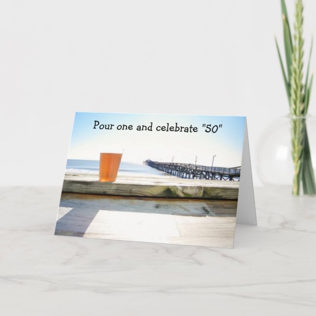 POUR ONE-CELEBRATE"50" KORT (Framsida)