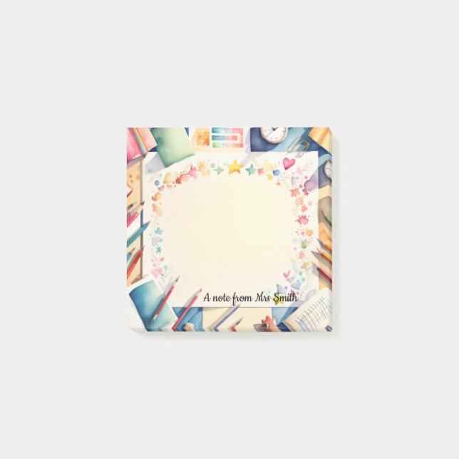 pour professeur post-it block (Framsida)