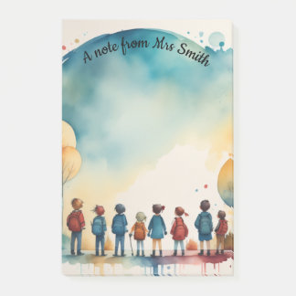 pour professeur post-it block