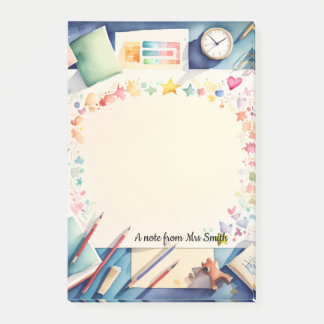 pour professeur post-it block