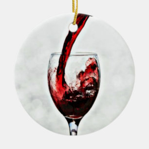 **POUR SOM VIN** CHRISTMAS ORNATION JULGRANSPRYDNAD KERAMIK