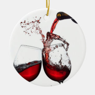 **POUR SOM VIN** CHRISTMAS ORNATION JULGRANSPRYDNAD KERAMIK