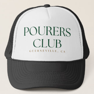 Pourers Club Trucker Hat – Guerneville, CA Keps