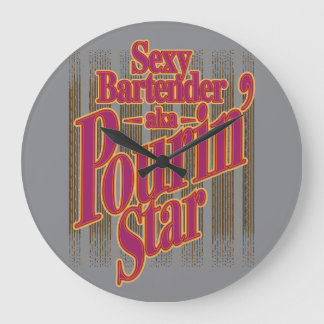 Pourin' Star Stor Klocka