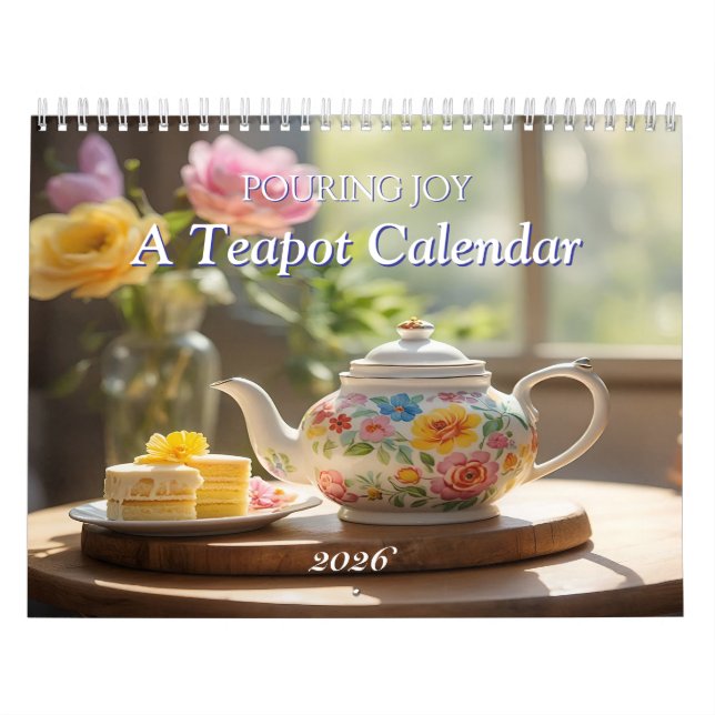 POURING JOY: A Teapot 2026  Kalender (Omslag)