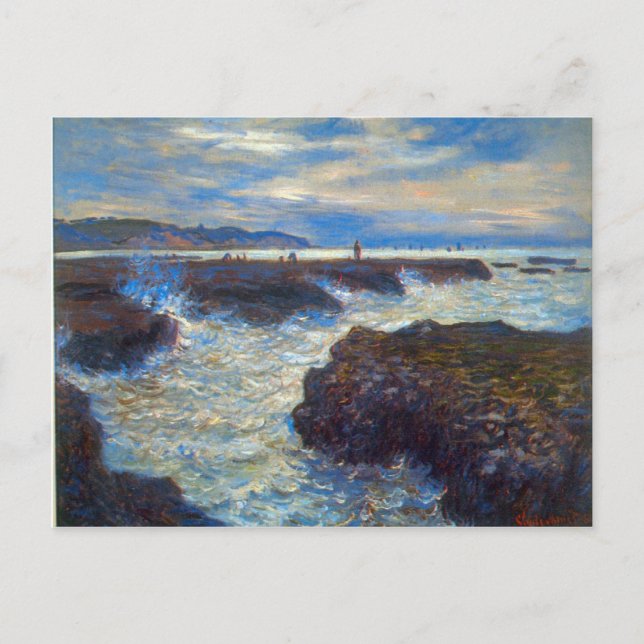 Pourville av Claude Monet Vykort (Framsida)