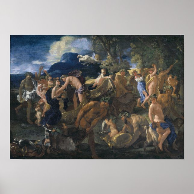 Poussin - Bacchanal Poster (Framsidan)