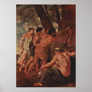 Poussin - ETT i Arcadia Ego Poster
