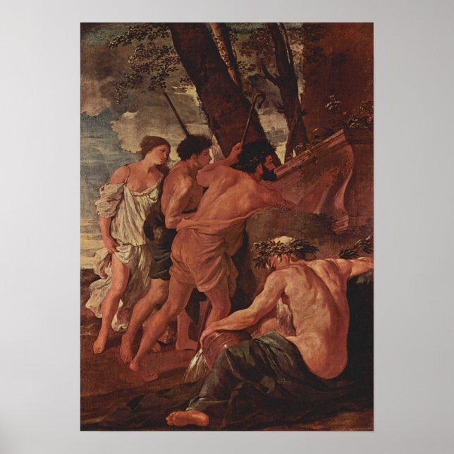 Poussin - ETT i Arcadia Ego Poster (Framsidan)