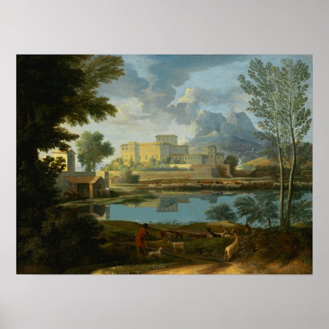 Poussin - Fransk liggande Poster (Framsidan)