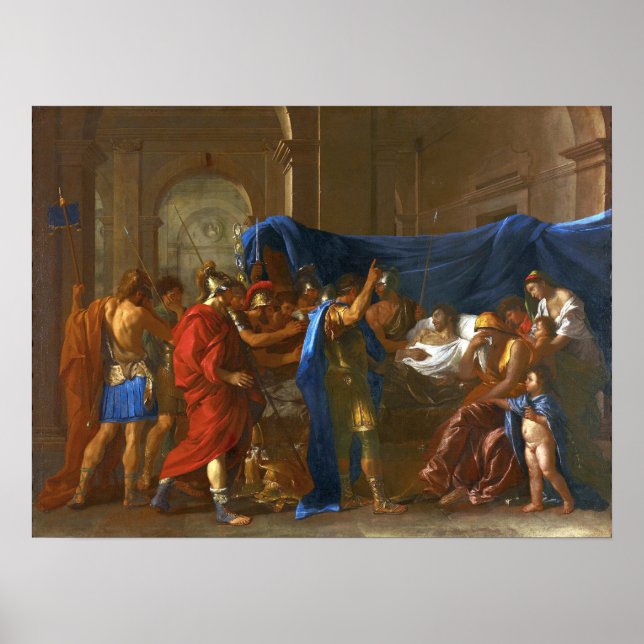 Poussin - Germanicus död Poster (Framsidan)