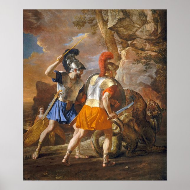 Poussin - Rinaldos följeslagare Poster (Framsidan)