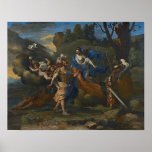 Poussin - Venus som visar sina vapen Poster
