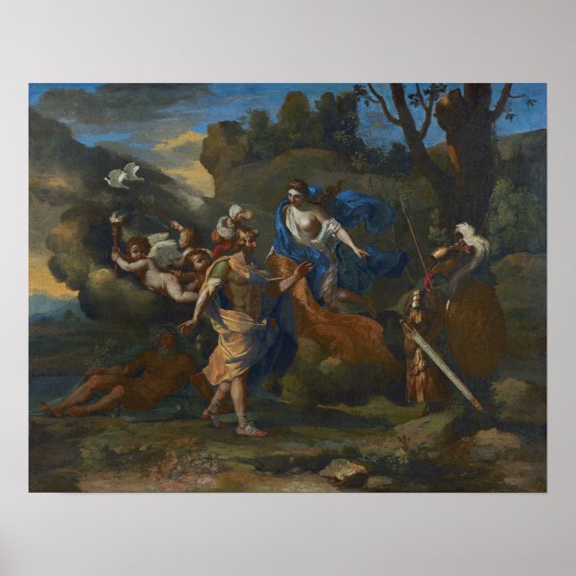Poussin - Venus som visar sina vapen Poster (Framsidan)