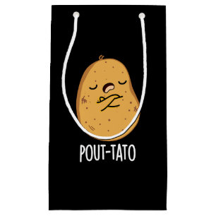 Pout-tato Funny Potato Pun Mörk BG