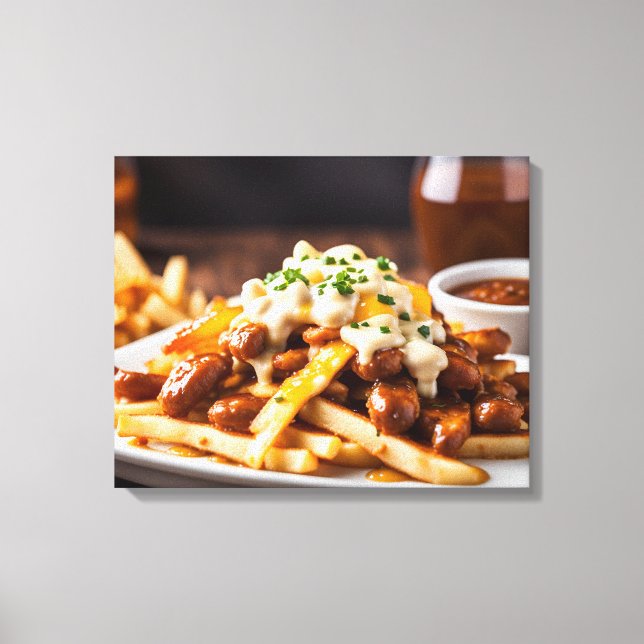 Poutine Canvastryck (Framsida)