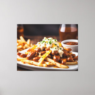 Poutine Canvastryck