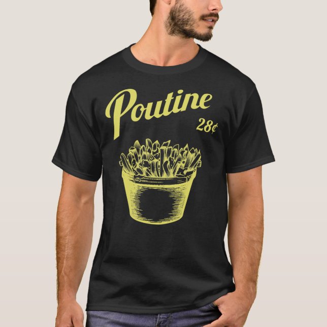 Poutine Classic T-Shirt (Framsida)