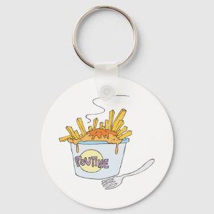 poutine nyckelring