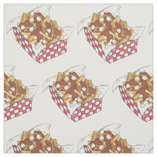 Poutine Quebec Canada Canadian Food Fransk Fries Tyg