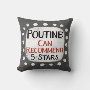 Poutine Review 5 Stars Dekorativ kudde